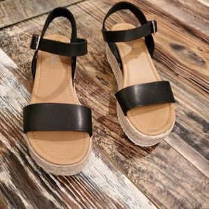 Black Platform Espadrilles